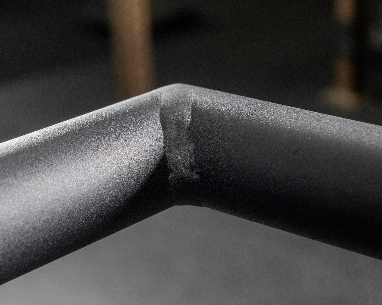close up of bend welding