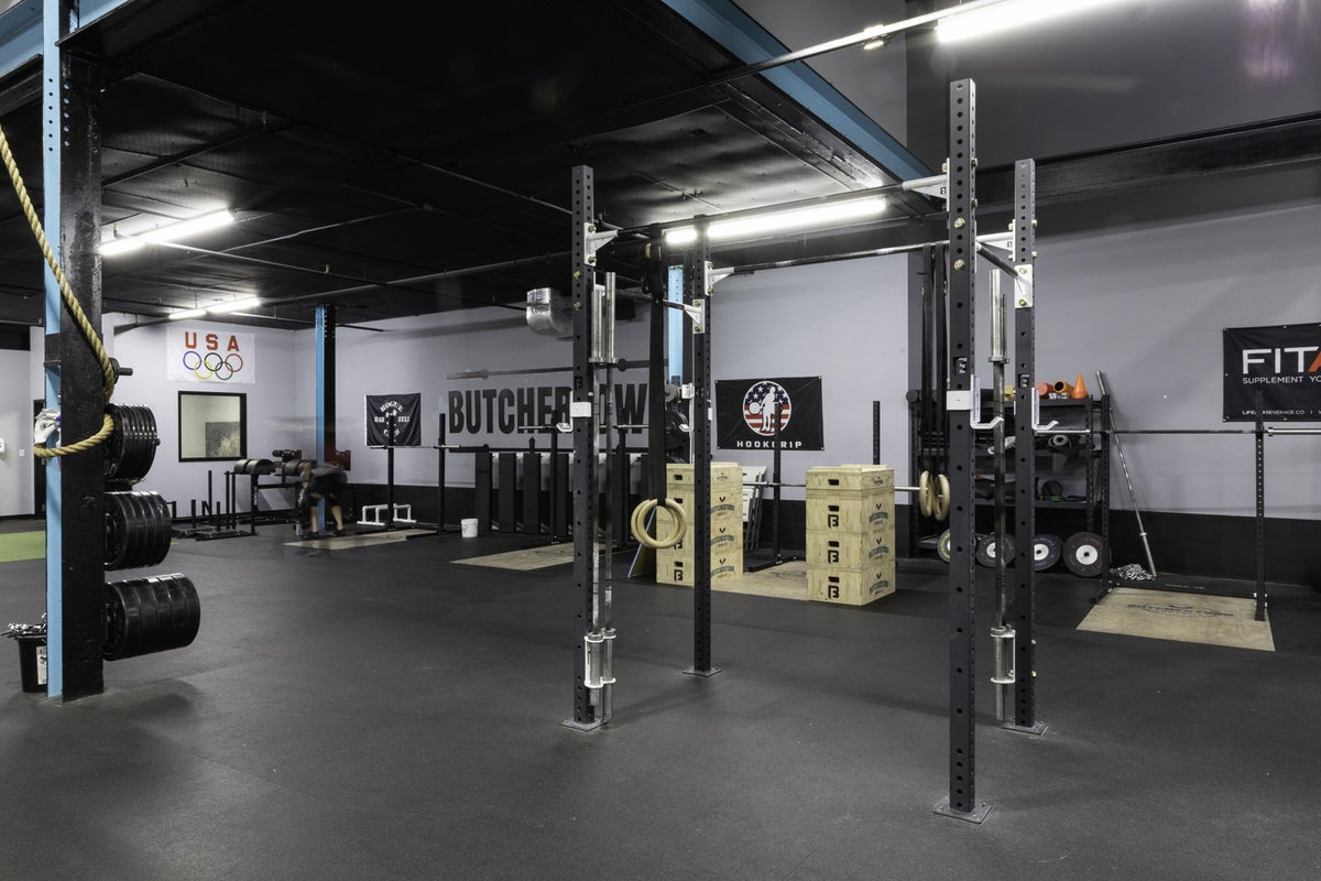 Rubber Rolls + Turf + Custom Platforms at Butchertown CrossFit