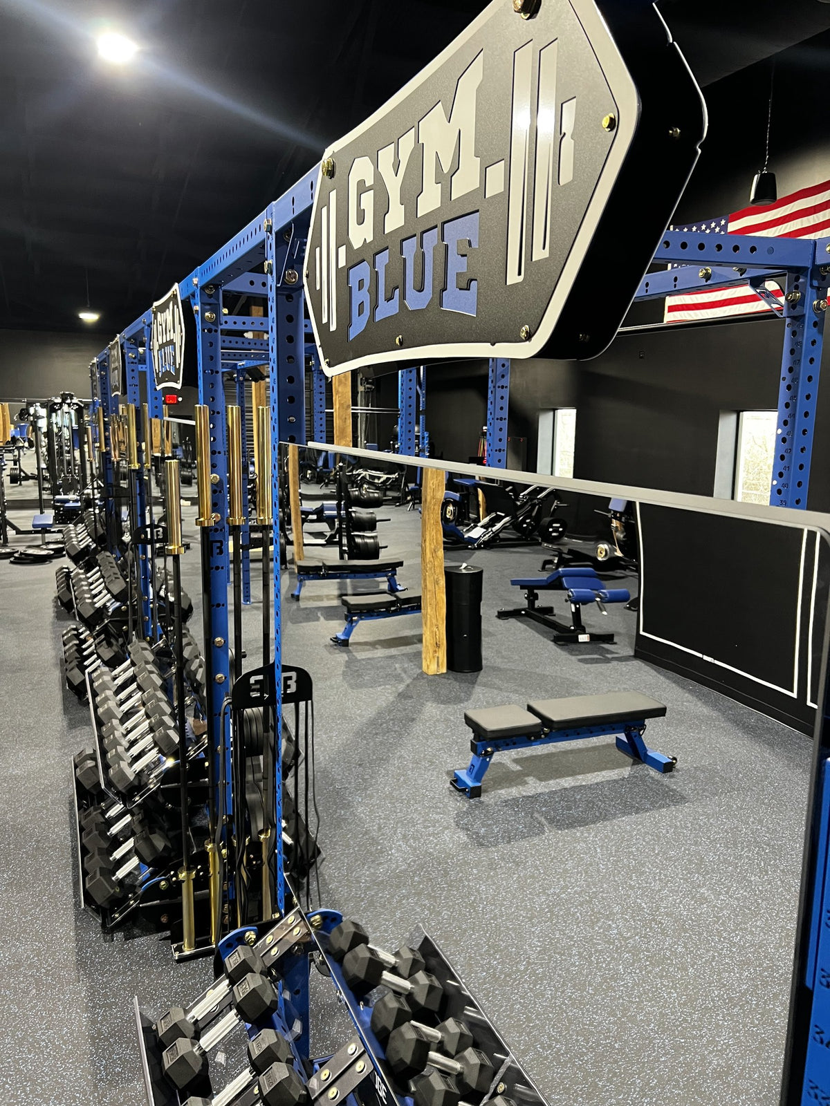 Bridge BUILT equipment at Gym Blue