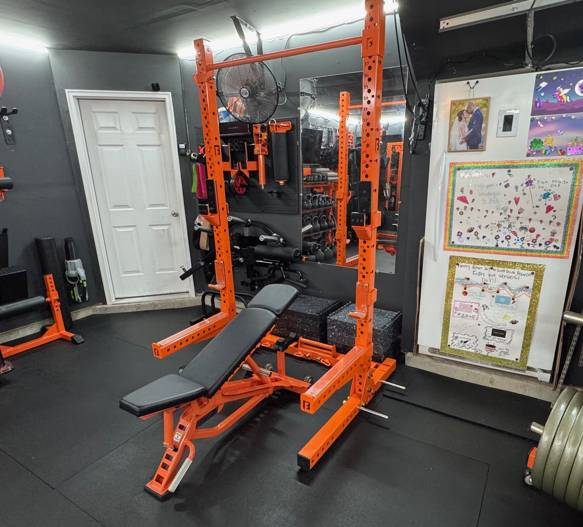 Bridge BUILT equipment at Scott R - Home Gym