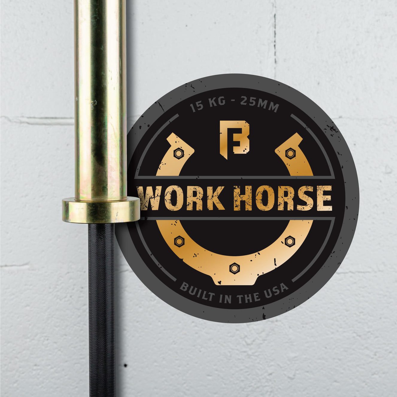 15kg workhorse bar emblem