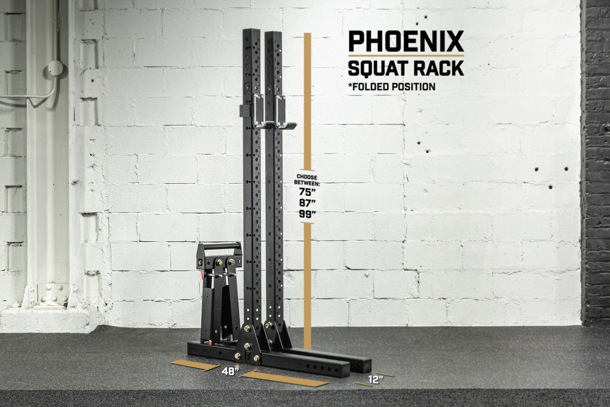 Pyramid Squat Rack Phoenix Squat Rack | Folding Squat Rack | Bridge Built